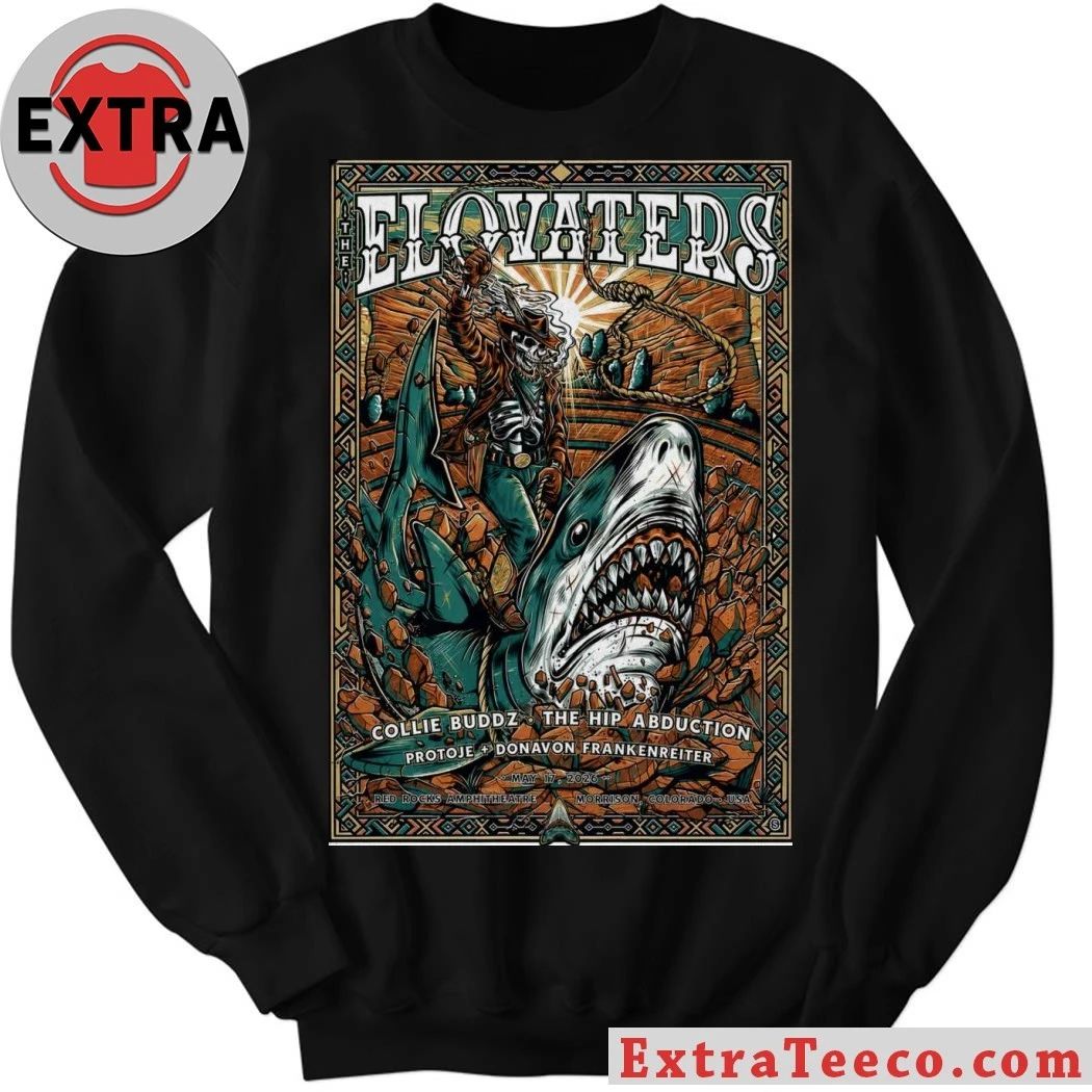 The Elovaters May 17 2026 Red Rocks Amphitheatre In Morrison CO Poster Shirt