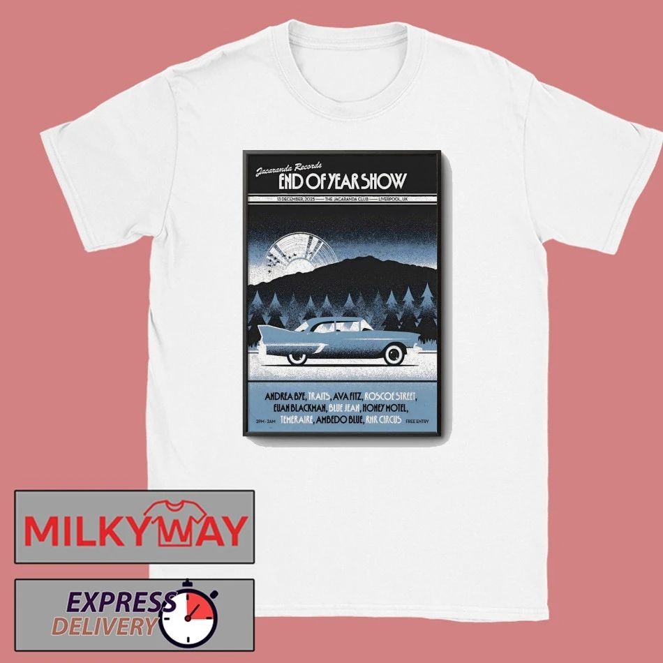 End Of Year Show At The Jacaranda On Dec 13 2025 Poster shirt