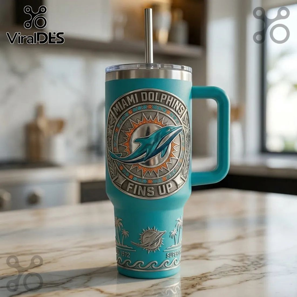 Miami Dolphins Legacy Edition 40oz Stanley Tumbler