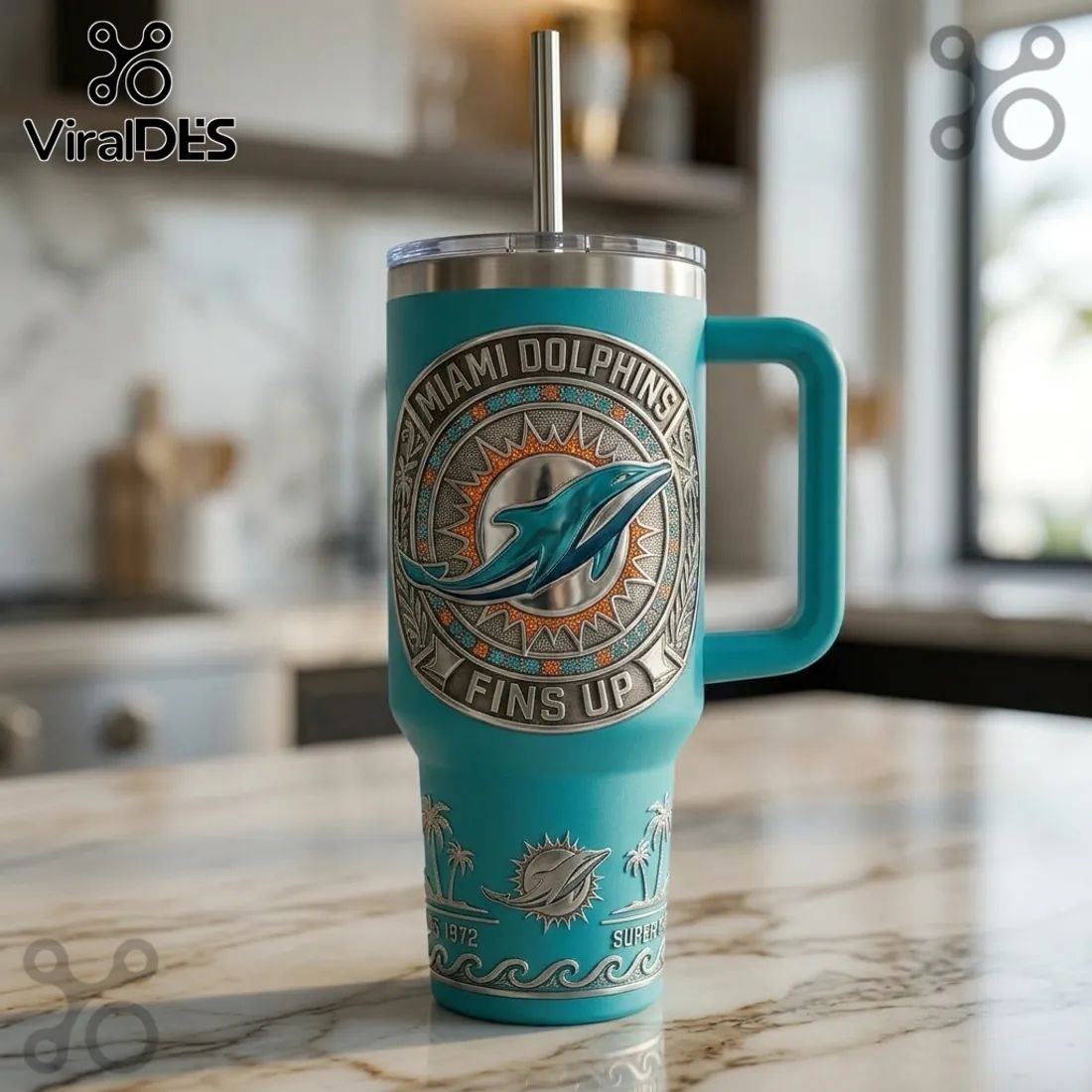 Miami Dolphins Legacy Edition 40oz Stanley Tumbler