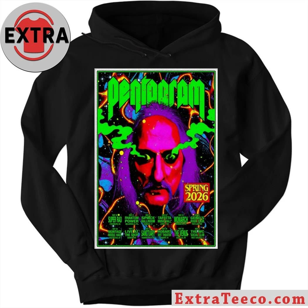 Pentagram Spring Tour 26 Poster Shirt