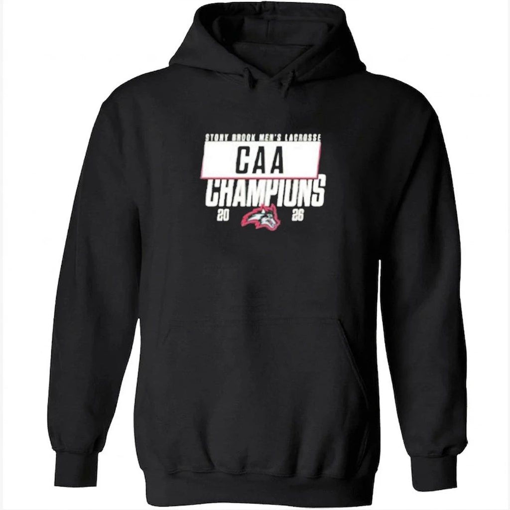 Stony Brook Seawolves 2026 CAA Mens Lacrosse Champions Shirt