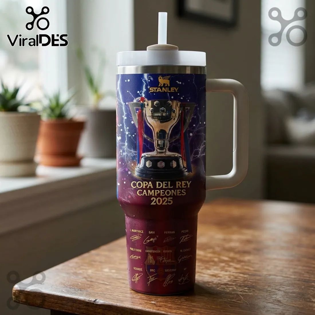 Stanley FC Barcelona Super Champions 40oz Tumbler