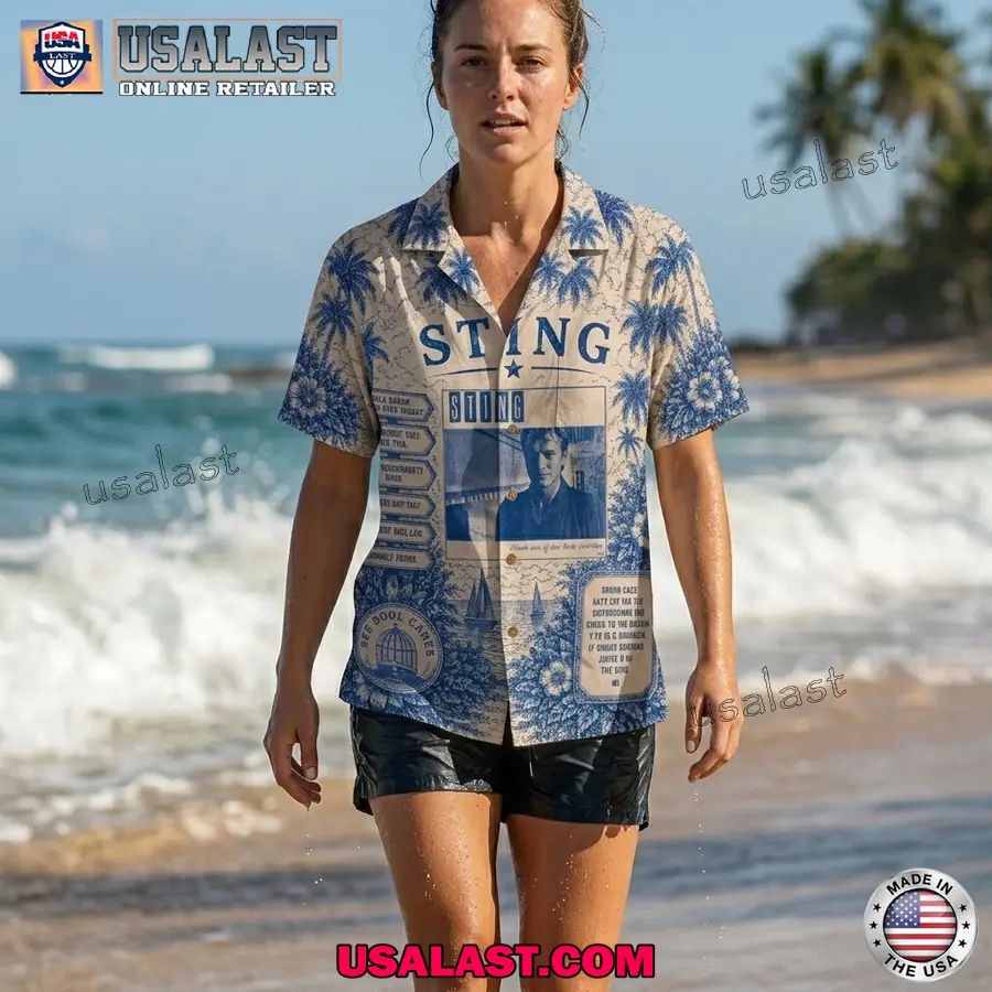 Sting Vintage Tropical Album Hawaiian Shirt