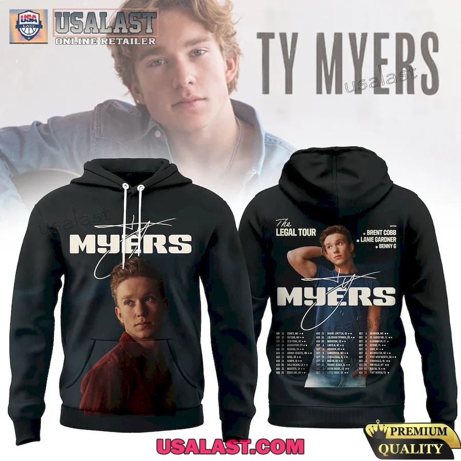 Ty Myers The Legal Tour 2026 Apparel Shirt