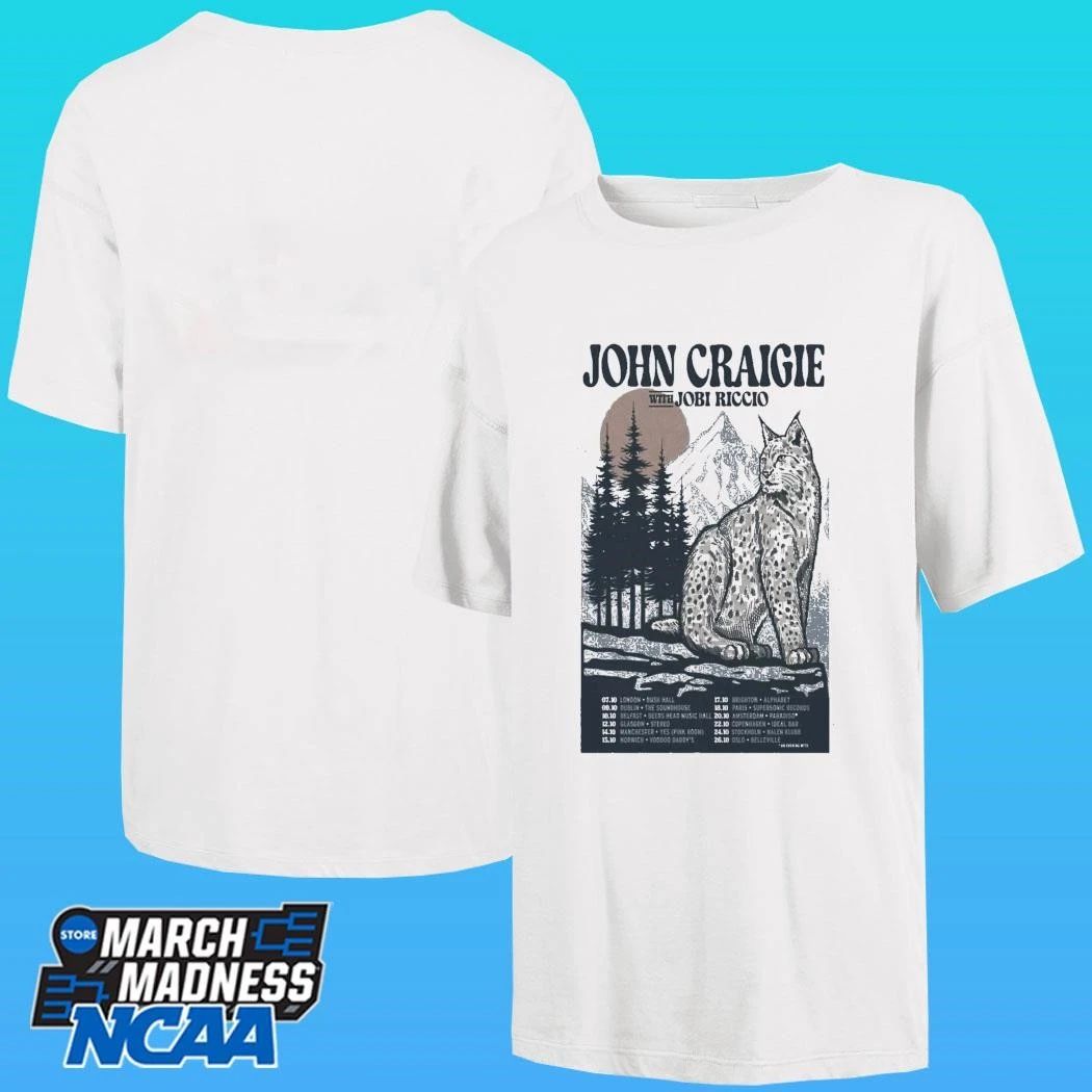 Jobi Riccio With X John Craigie Tour 2026 Shirt