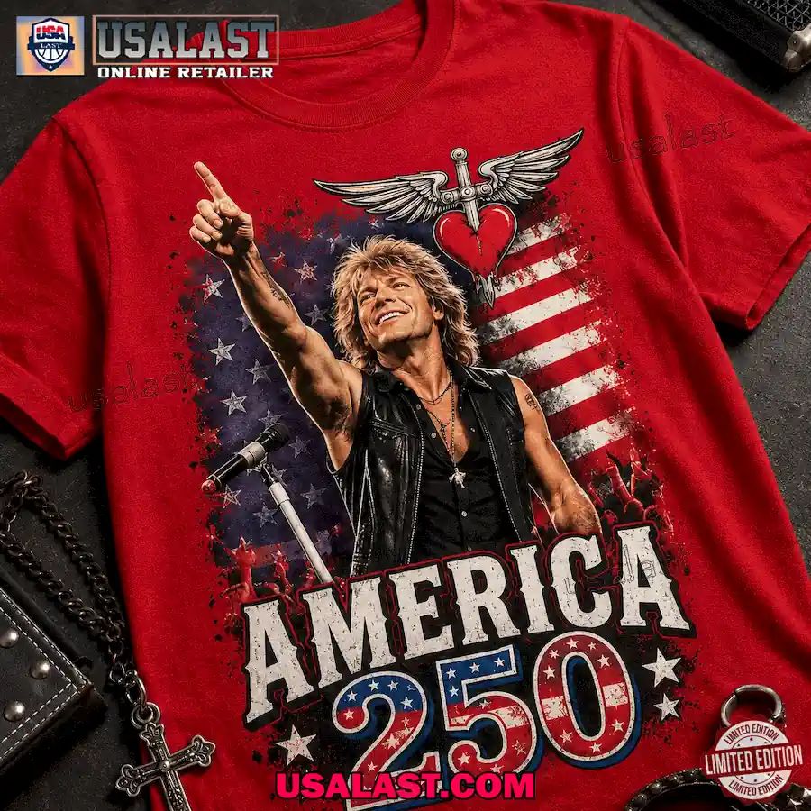 Bon Jovi America 250 Years Of Freedom 3D Shirt
