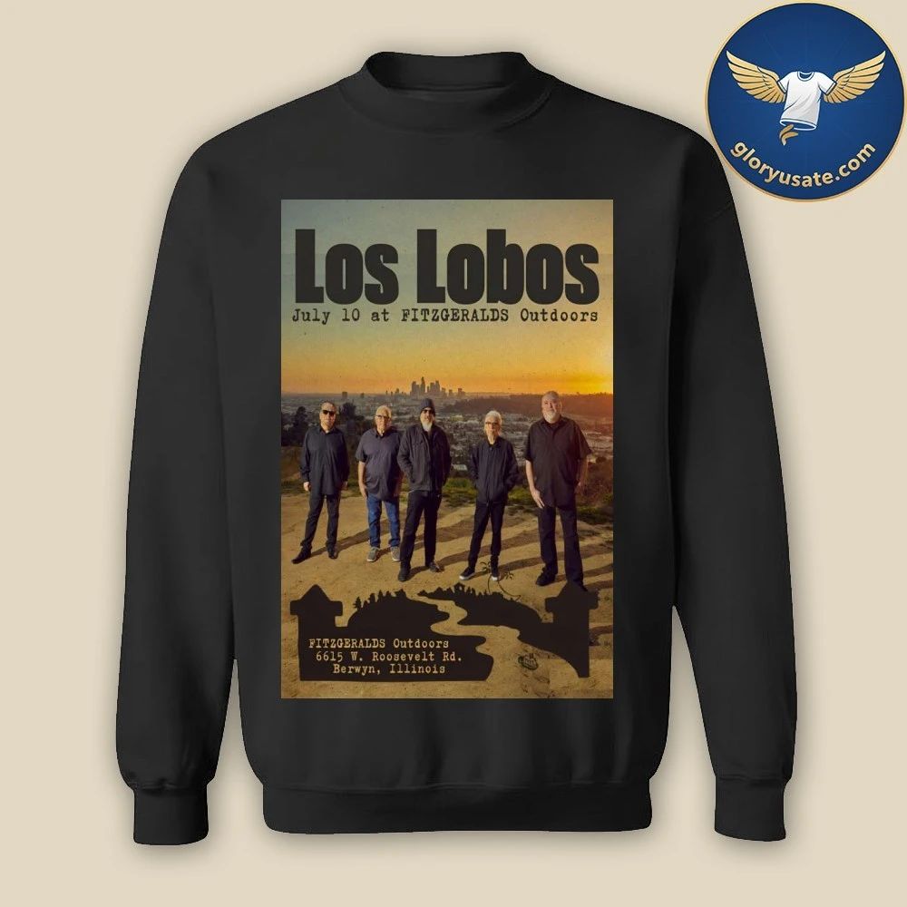 Los Lobos Tour Berwyn IL July 10 2026 Poster Shirt