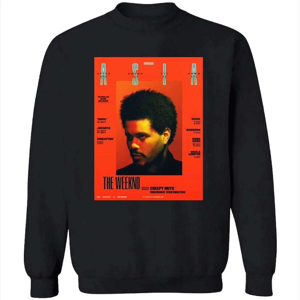 The Weeknd After Hours Til Dawn Tour 2026 Live In Asia Dates List Kicks Off In Tokyo On September 20 High-Quality Poster Shirt