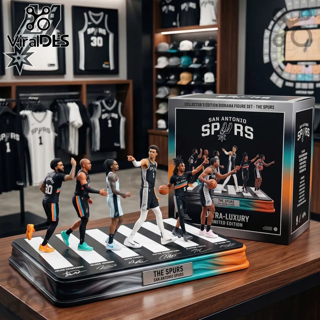 San Antonio Spurs NBA Ultra-Luxury Collector’s Edition Acrylic Plaque