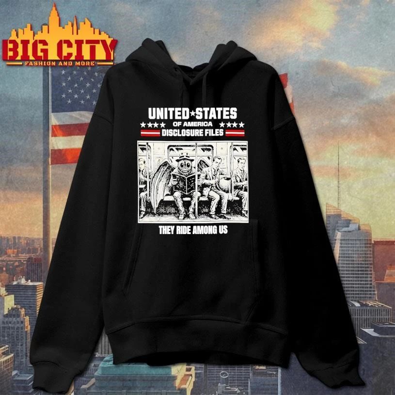 Mothman United States Of America Disclosure Files They Ride Among Us Shirt