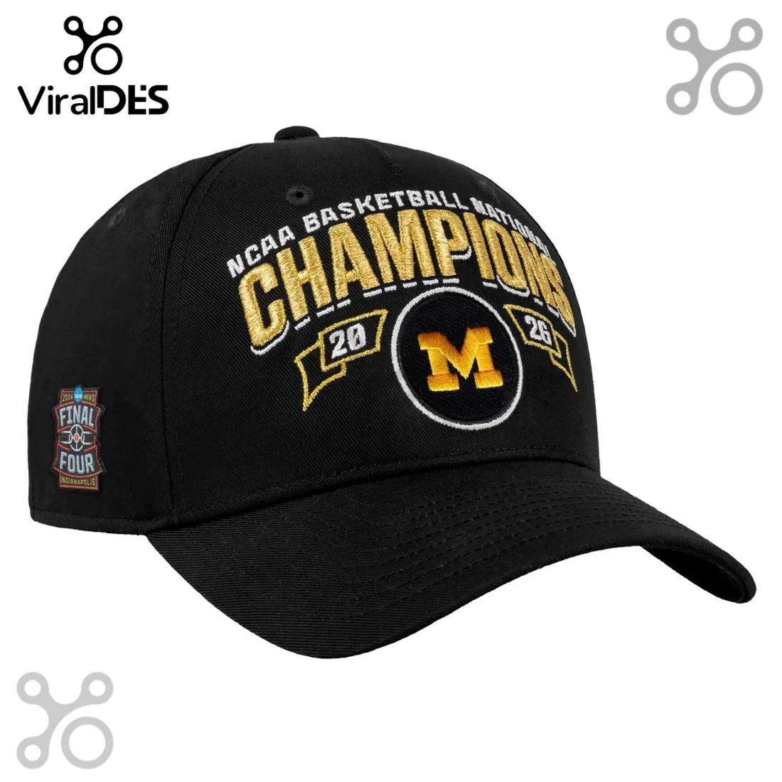 Michigan Wolverines 2026 NCAA Basketball Champions Baseball Cap