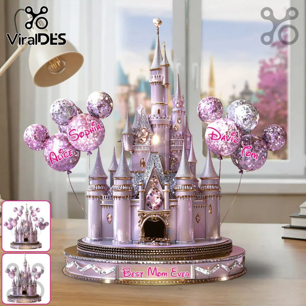 Personalized Magical Castle LED Light Sculpture