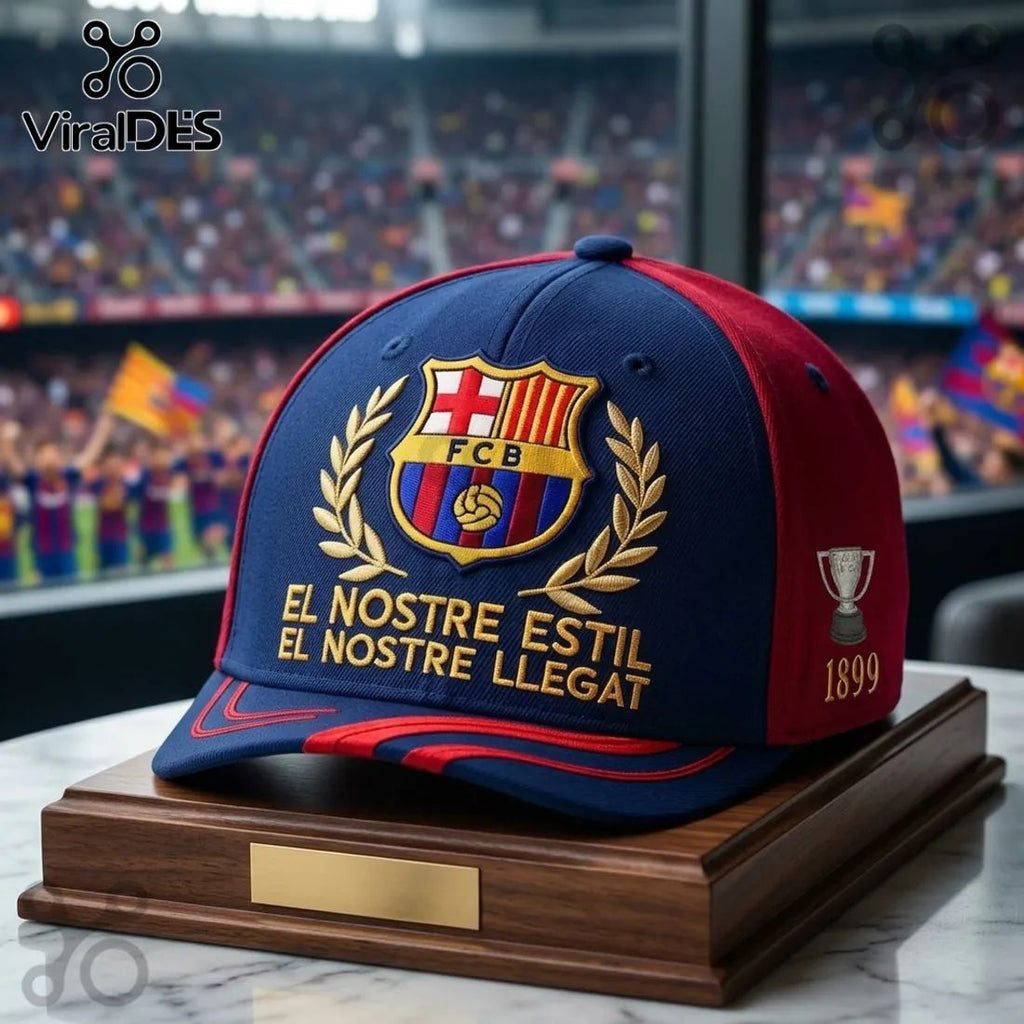 FC Barcelona Liga Champions Premium Baseball Cap