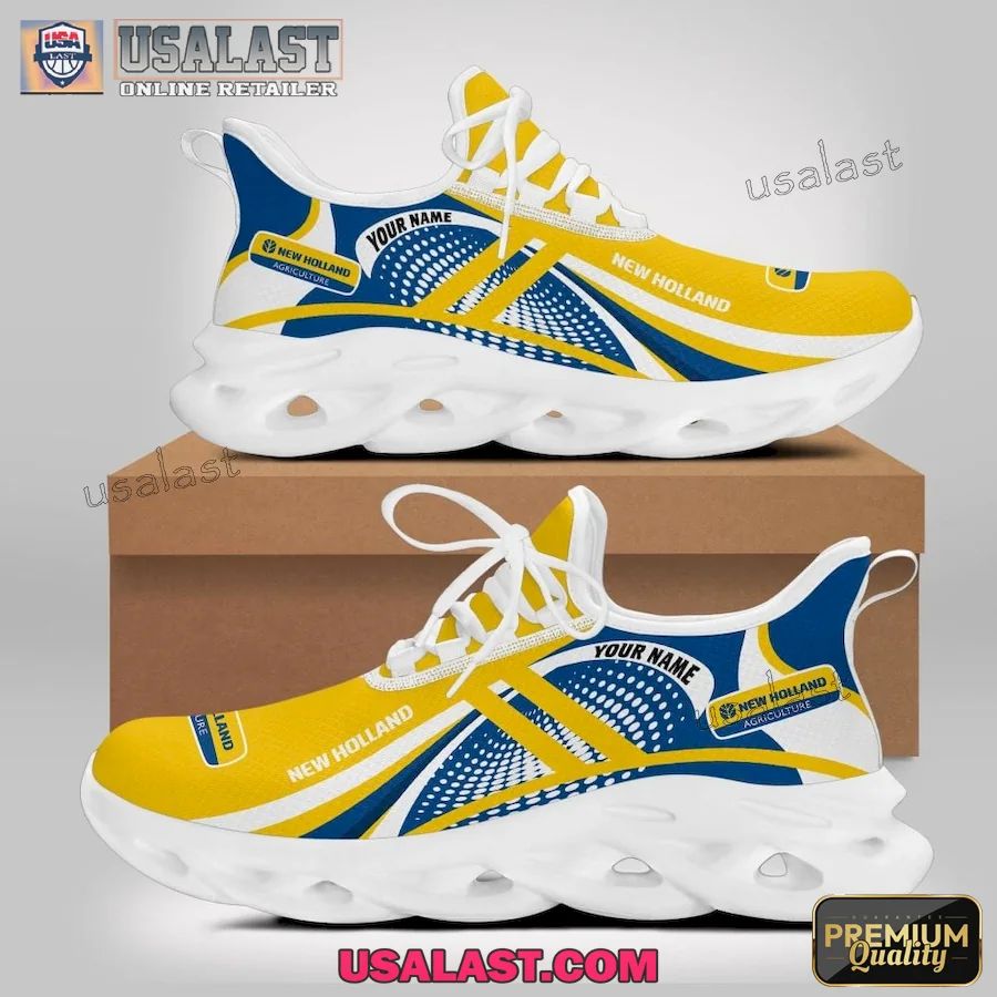 New Holland Tractor Personalized Max Soul Shoes
