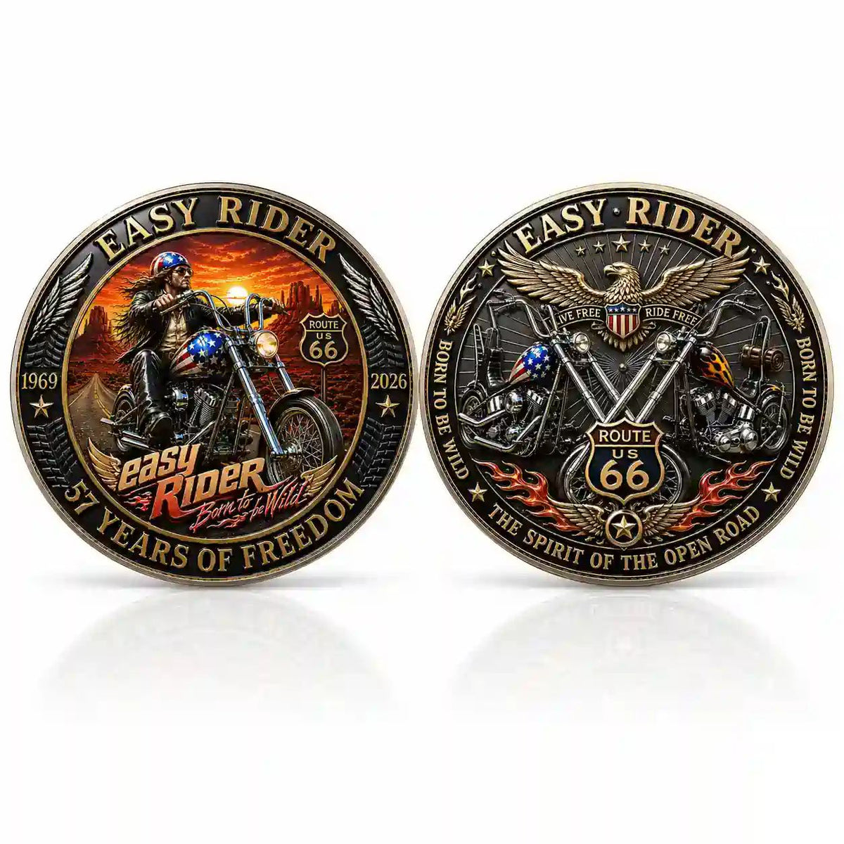 Easy Rider 57th Anniversary Chopper Commemorative Coin