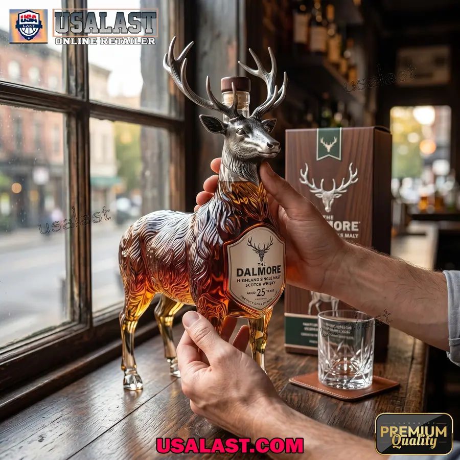The Dalmore 25 Year Old Whiskey Bottle