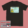Streetwear License Card Graphic T-Shirt