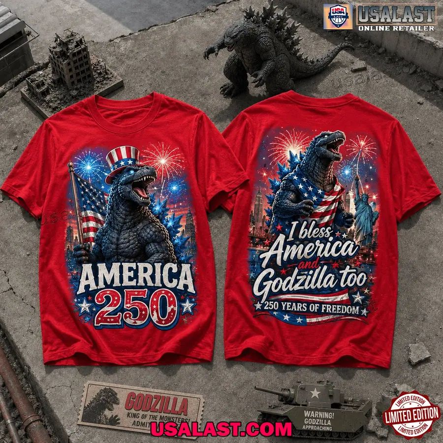 Godzilla 250th Anniversary T-Shirt 1776-2026