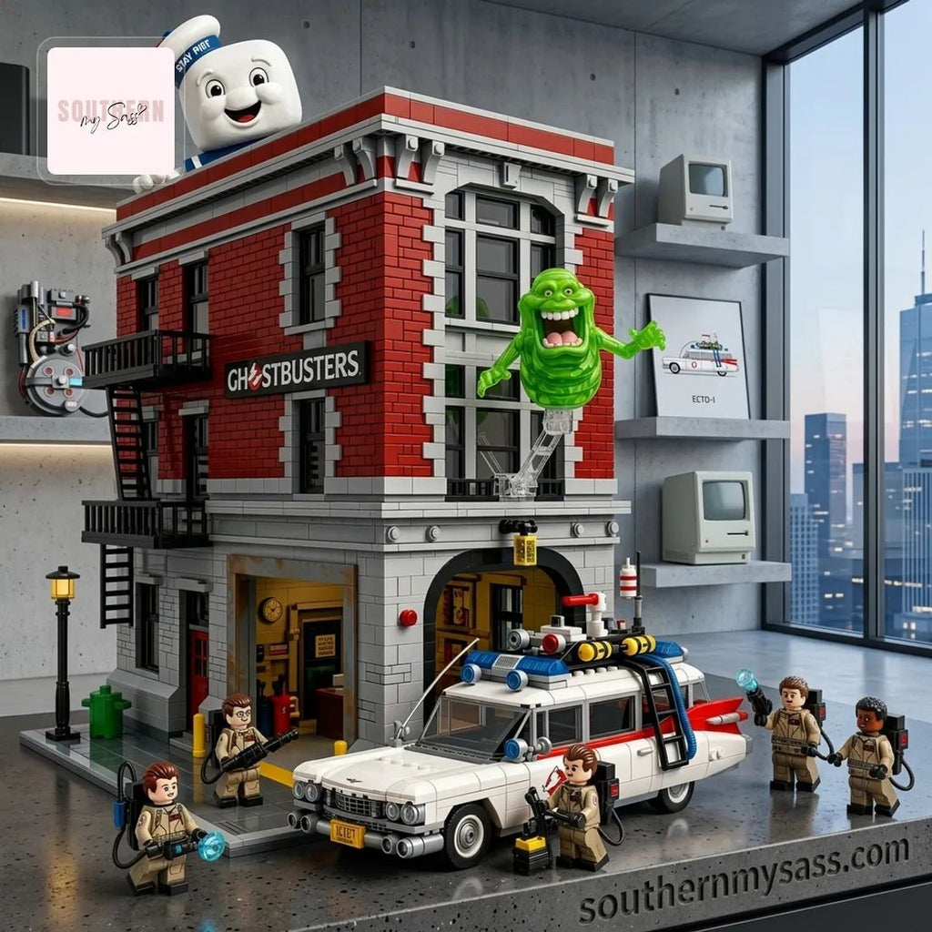 Ghostbusters Firehouse Headquarters 42nd Anniversary 1984-2026 Legacy Collection Building Block Set