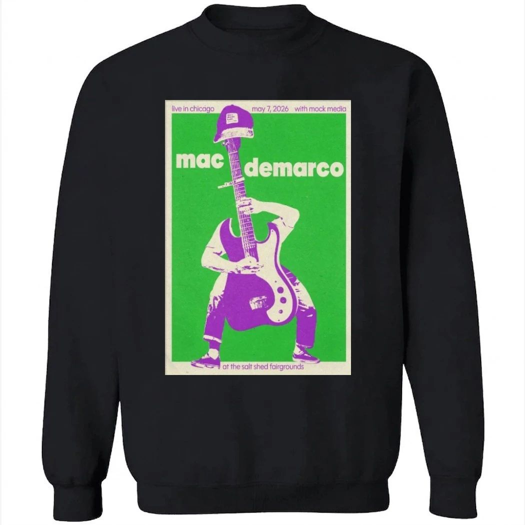Mac Demarco In Chicago IL On May 7 2026 Tour Poster Shirt