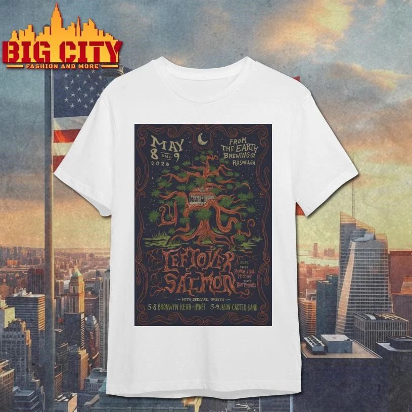 Leftover Salmon Roswell GA Tour On May 8-9 2026 Poster Shirt