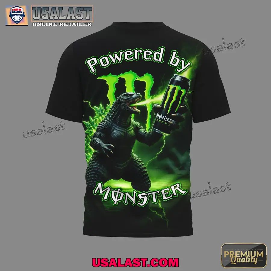 Godzilla x Monster Engergy Premium T-Shirt