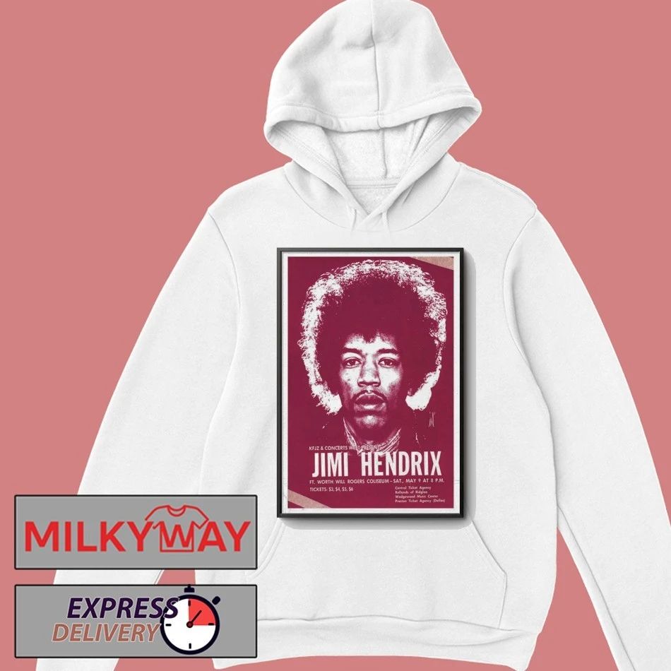 May 09 2026 Jimi Hendrix Ft. Worth, Texas Poster shirt