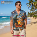 Godzilla Vs Mechagodzilla Premium Hawaiian Shirt