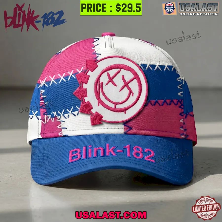 Blink-182 Patchwork Style Adjustable Hat