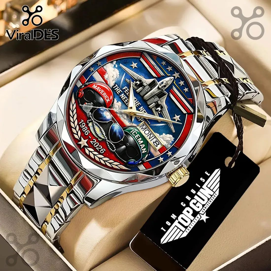Gun 40th Anniversary 2026 Maverick Iceman Quartz Watch