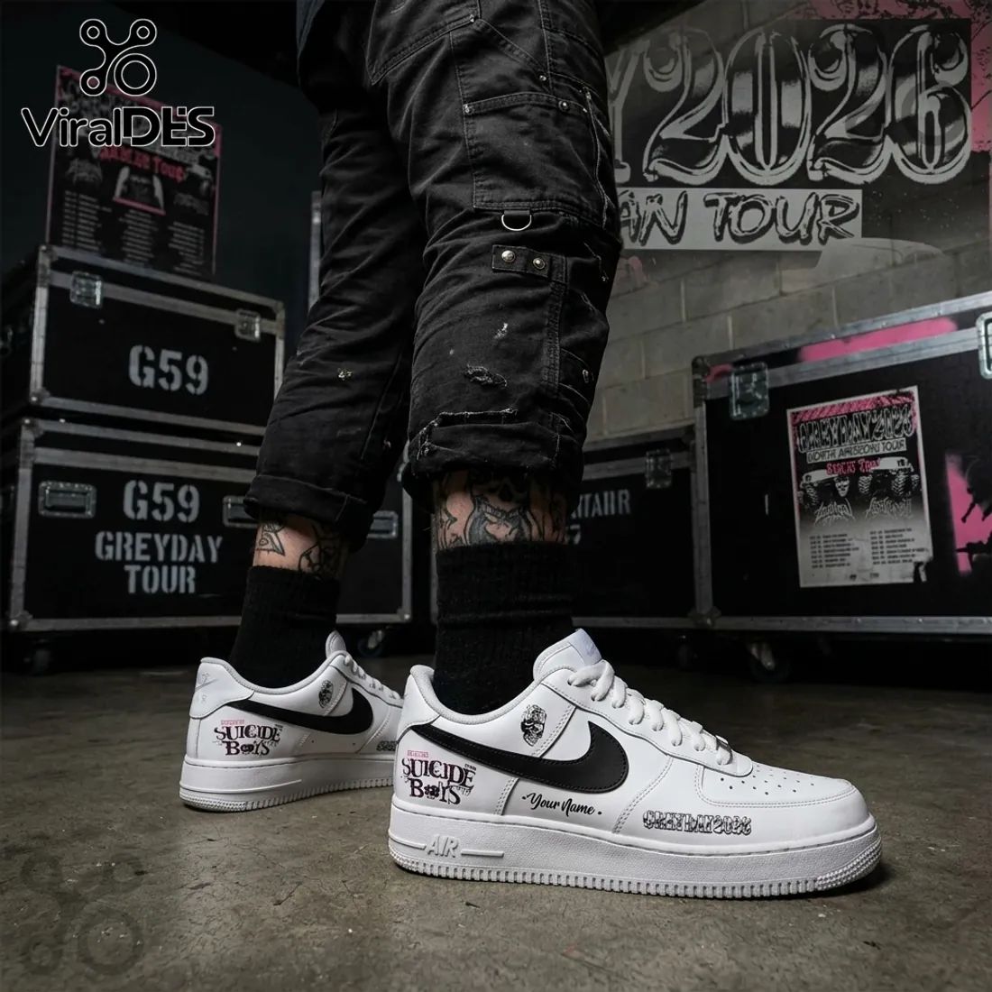 GREYDAY 2026 Suicideboys North American Tour Air Force 1