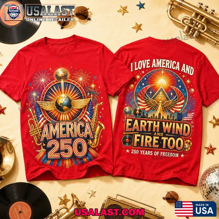Earth Wind And Fire US 250th Anniversary 3D Tee Shirt