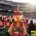 New Jersey Devils 52nd Anniversary 1974-2026 Bear Glass Bottle