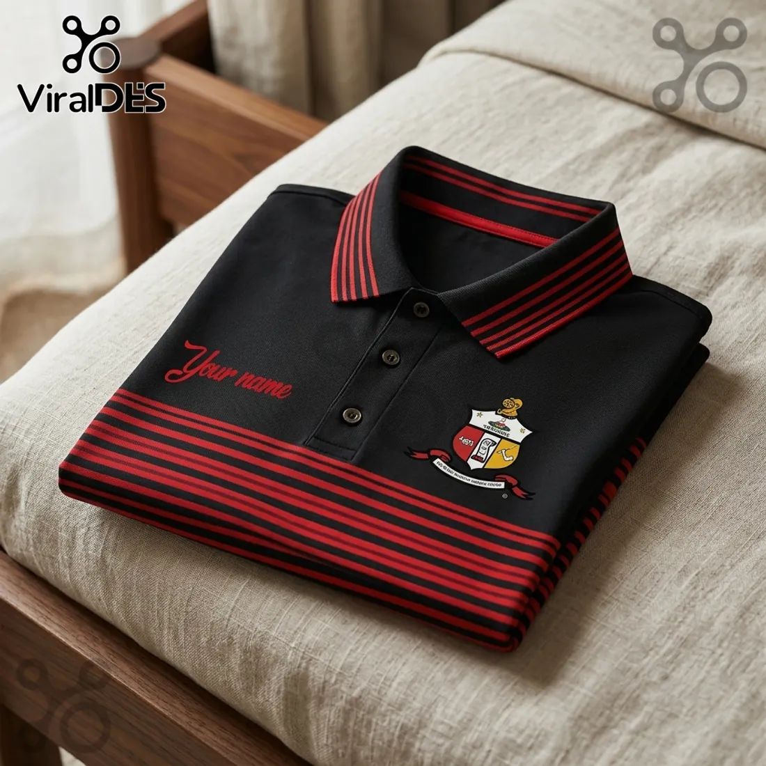 Kappa Alpha Psi Fraternity Crest Polo Shirt 2026