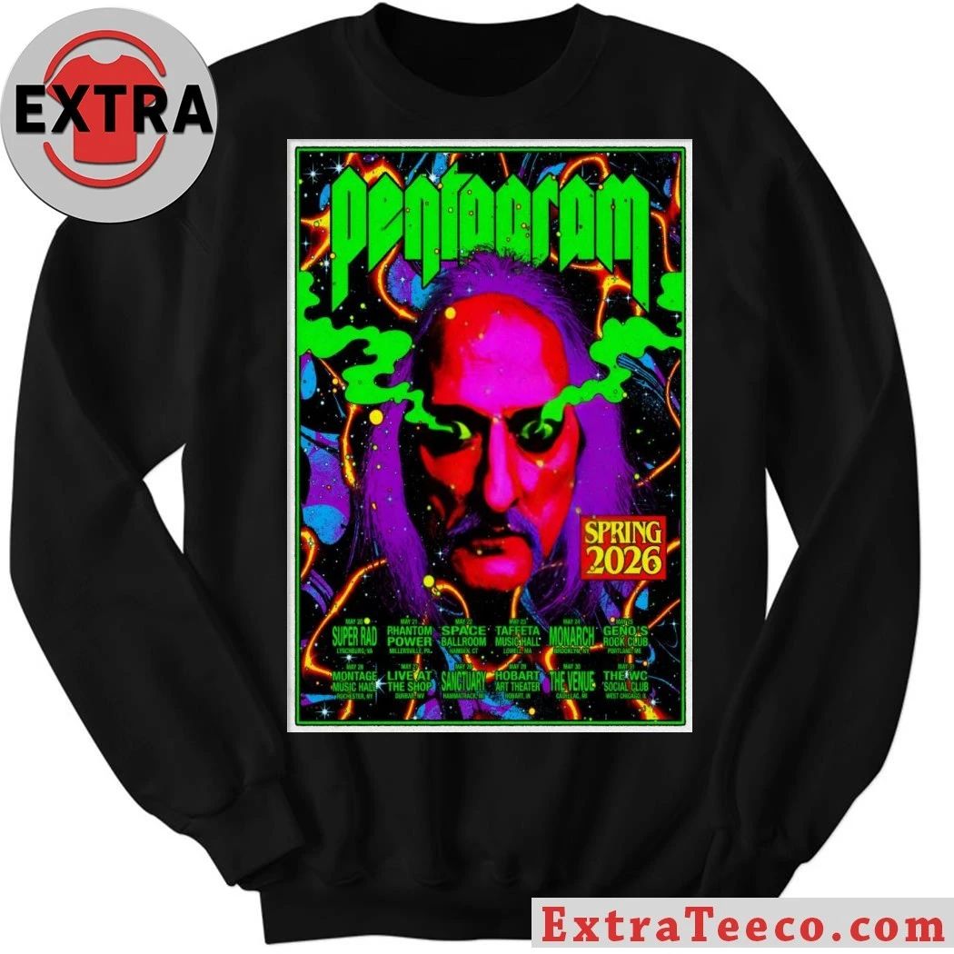 Pentagram Spring Tour 26 Poster Shirt