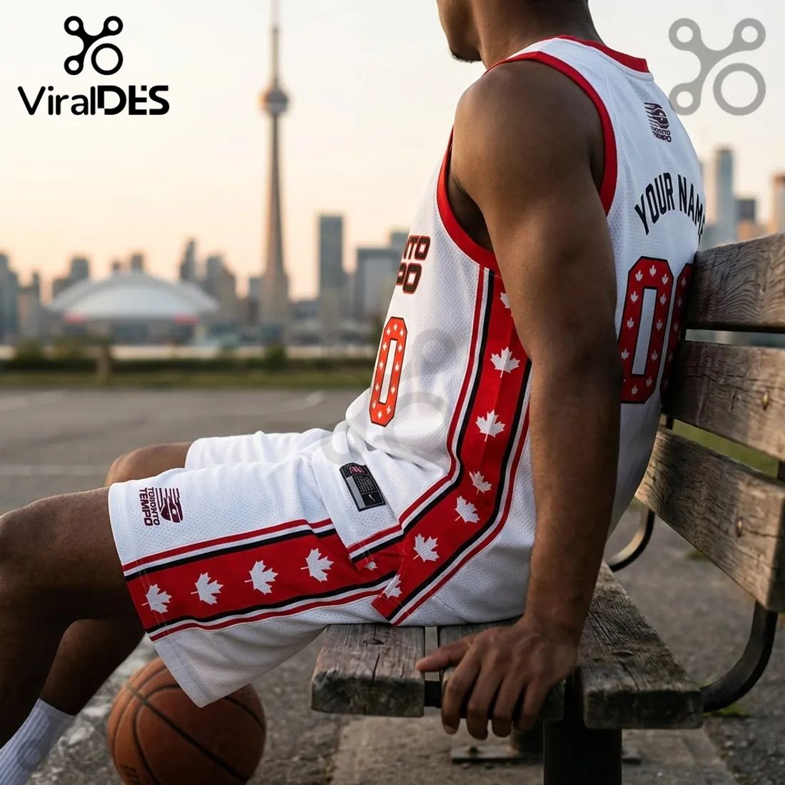 Toronto Tempo Canada Day White Basketball Jersey