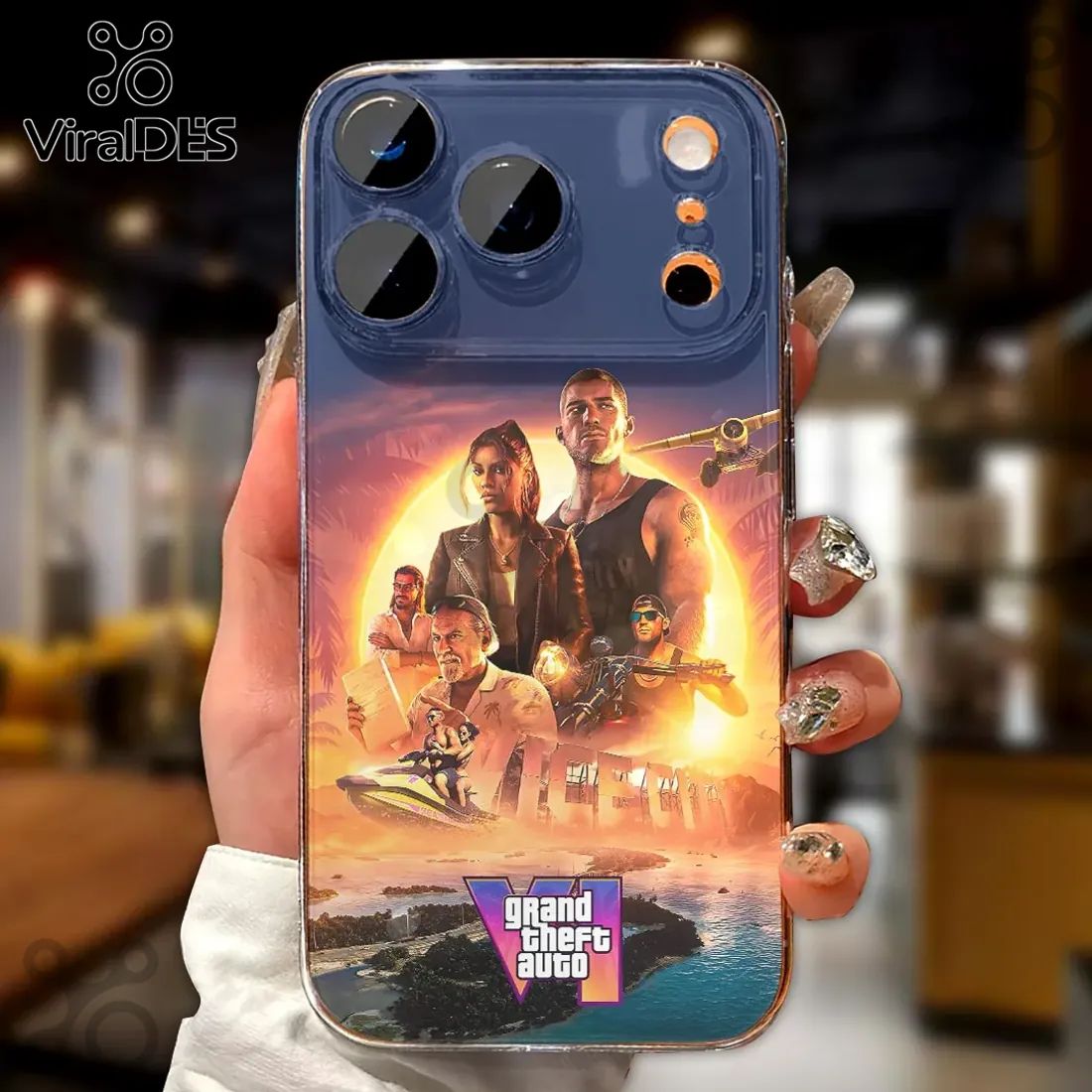 Grand Theft Auto VI Vice City Clear Phone Case 2026