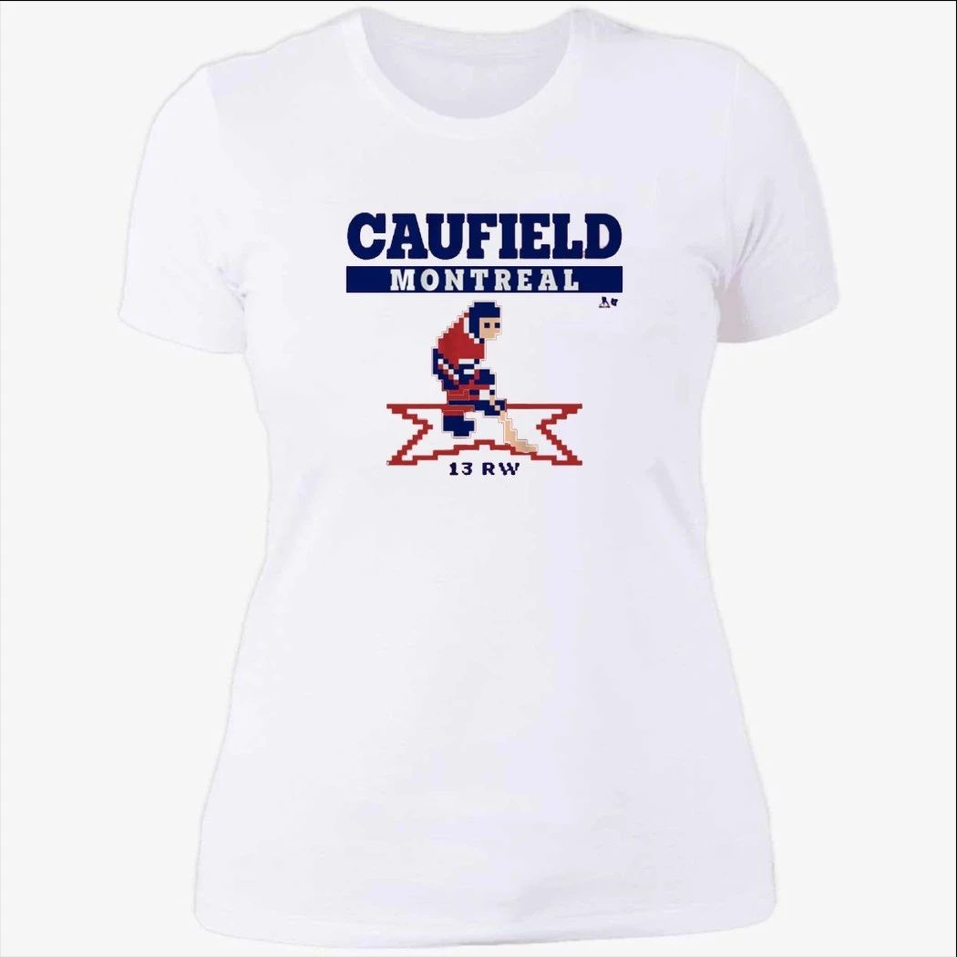 Cole Caufield Montreal Retro Hockey T-Shirt