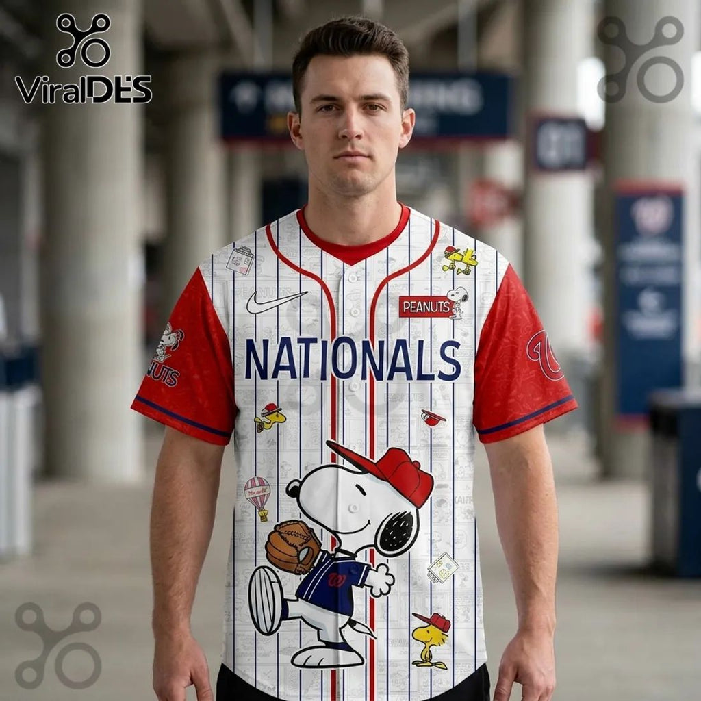 Peanuts x Washington Nationals Limited Edition Baseball Jersey