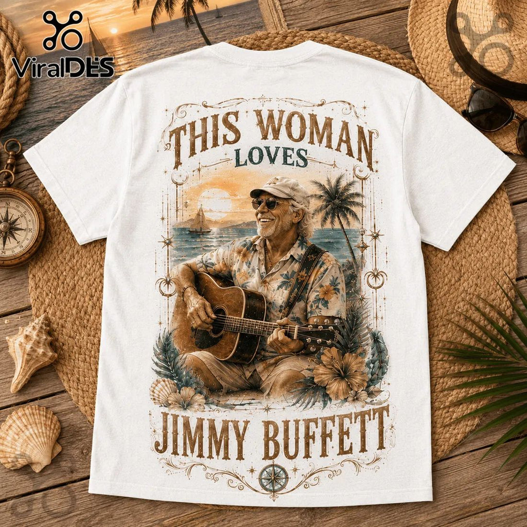This Woman Loves Jimmy Buffett Vintage T-Shirt
