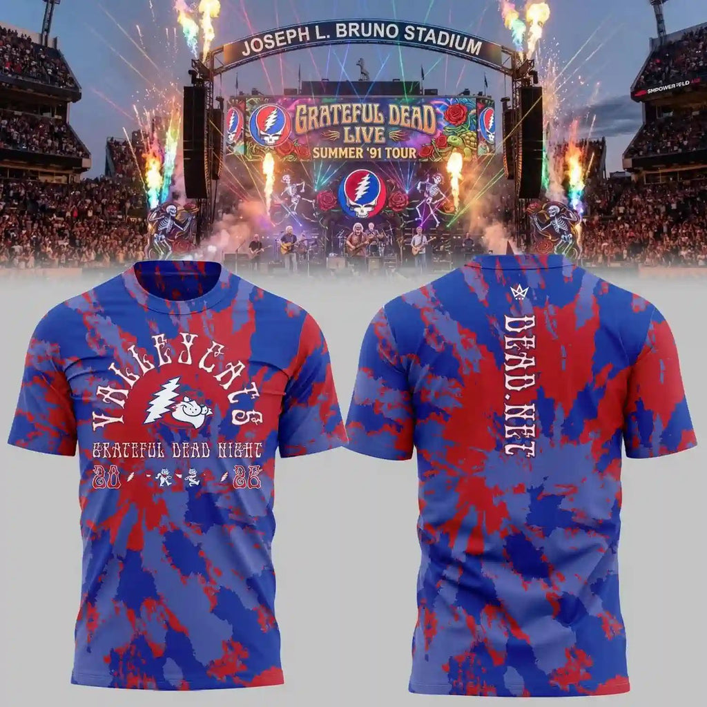 Tri-City ValleyCats x Grateful Dead Night 2026 Tie-Dye Hoodie
