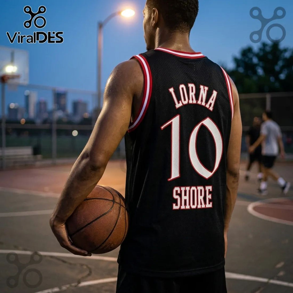 Lorna Shore Black Red Australia Tour 2026 Basketball Jersey