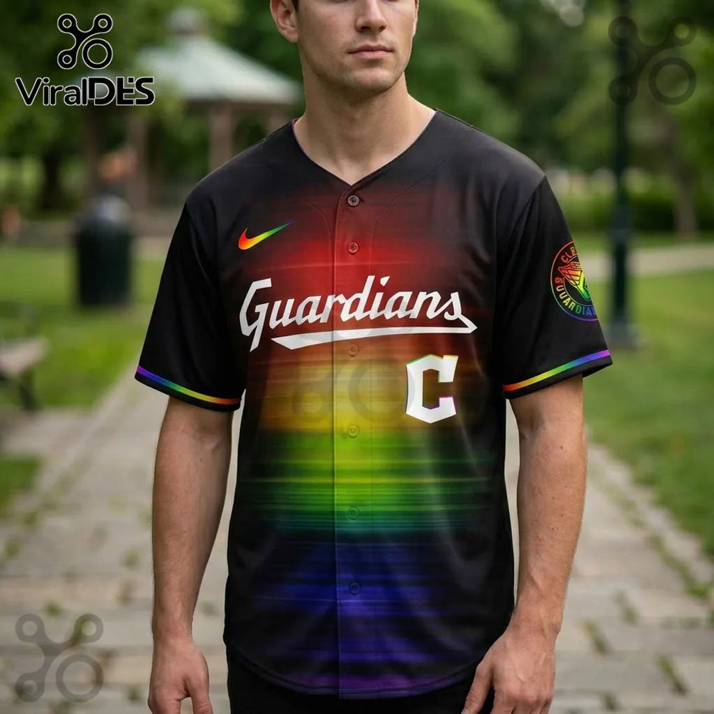 Cleveland Guardians Baseball Is For Everyone Pride 2026 Baseball Jersey