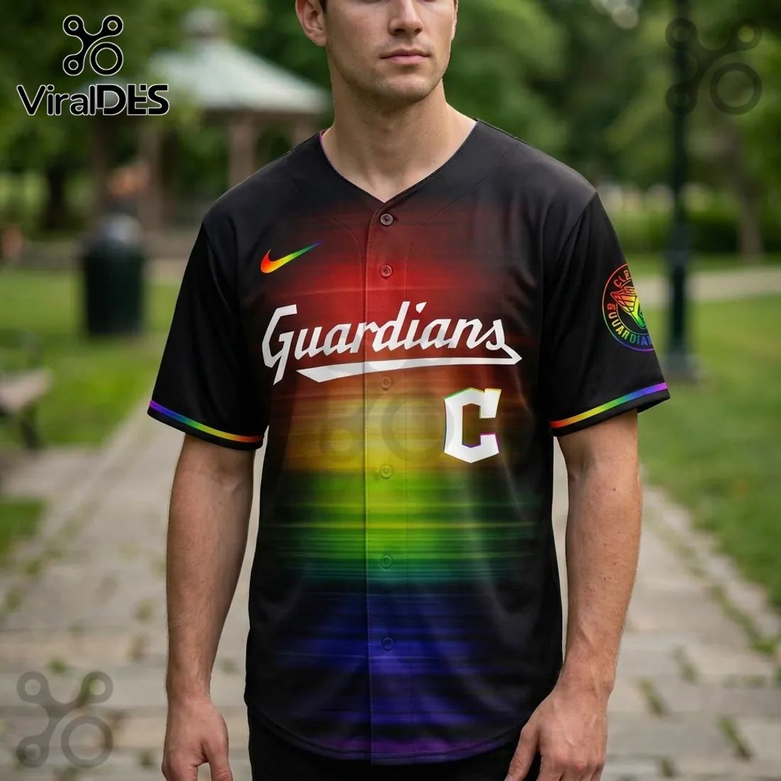 Cleveland Guardians Baseball Is For Everyone Pride 2026 Baseball Jersey