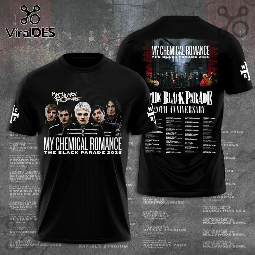 My Chemical Romance The Black Parade 20th Anniversary T-Shirt
