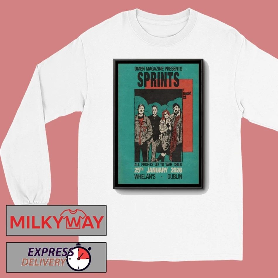 Sprints Jan 25 2026 In Dublin Ireland Poster shirt