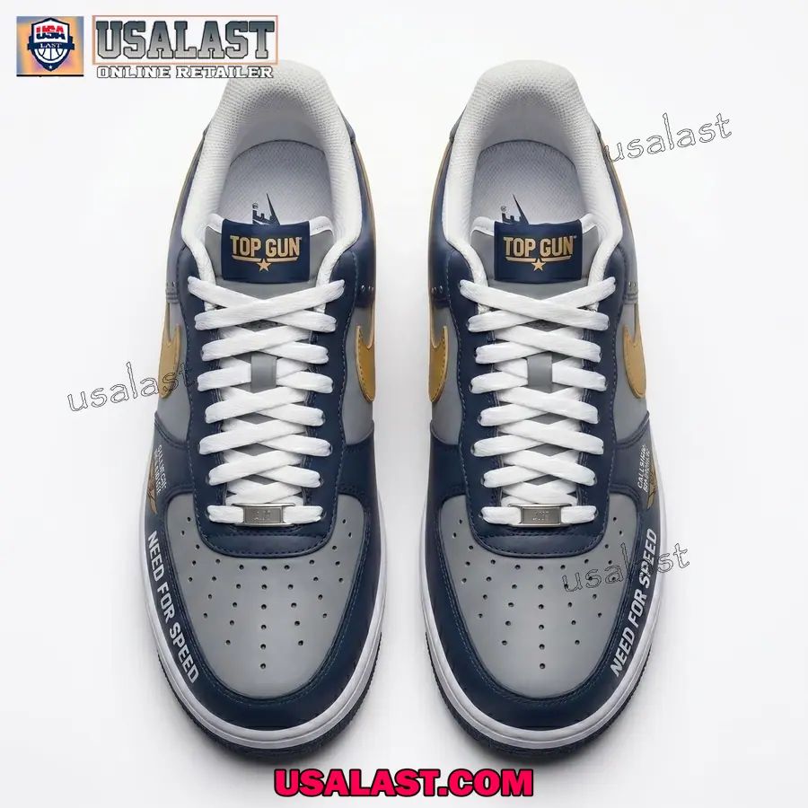 Gun Maverick Air Force 1 Sneakers Need For Speed Version