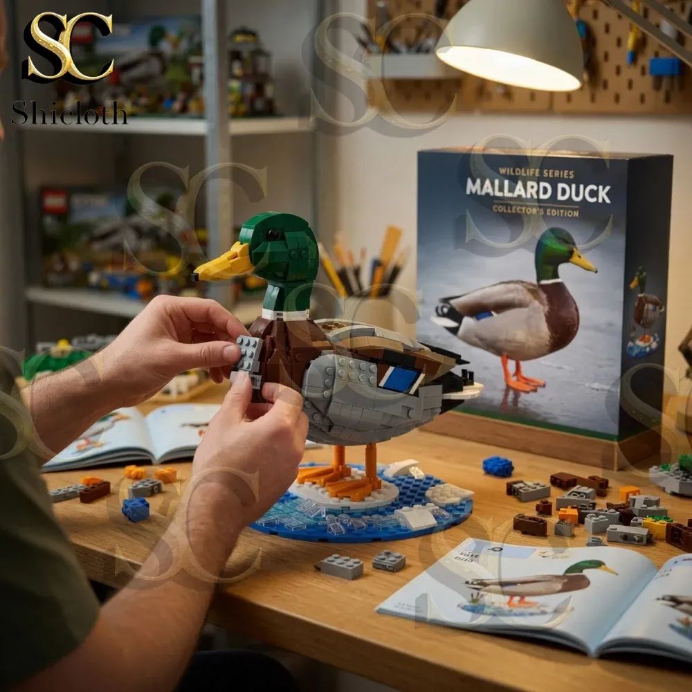 Wildlife Series Mallard Duck Collection Building Brick Set