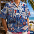 Philadelphia 76ers Tropical Vibes Hawaiian Shirt